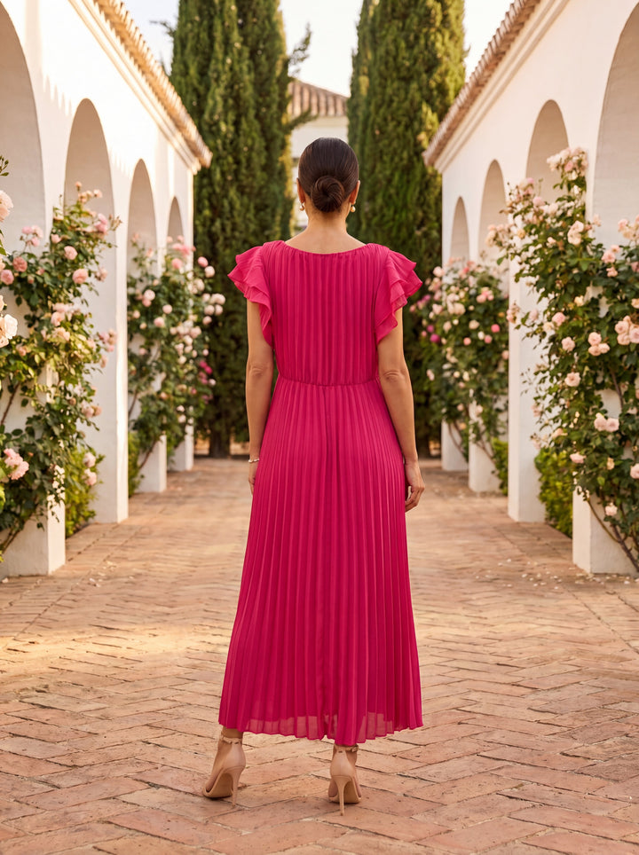 Seraphina | Elegantes Maxikleid mit Drapierter Taille