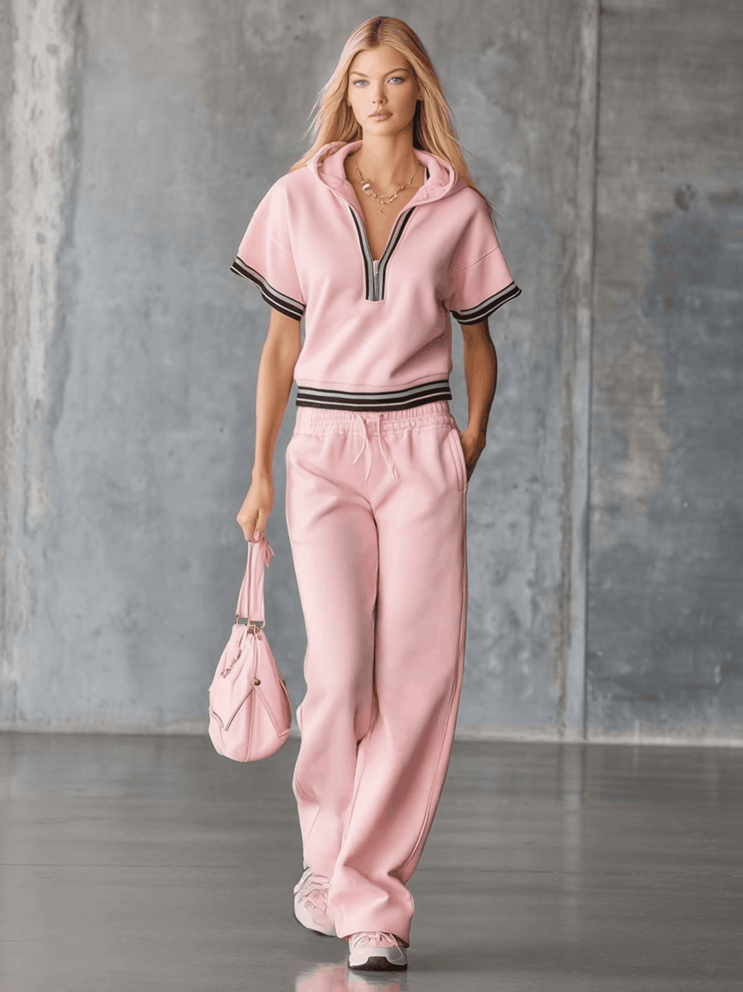Kamila – sporty set with hood