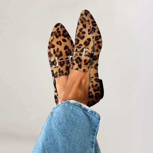 Juul | Sophisticated loafers with a pattern and subtle heels