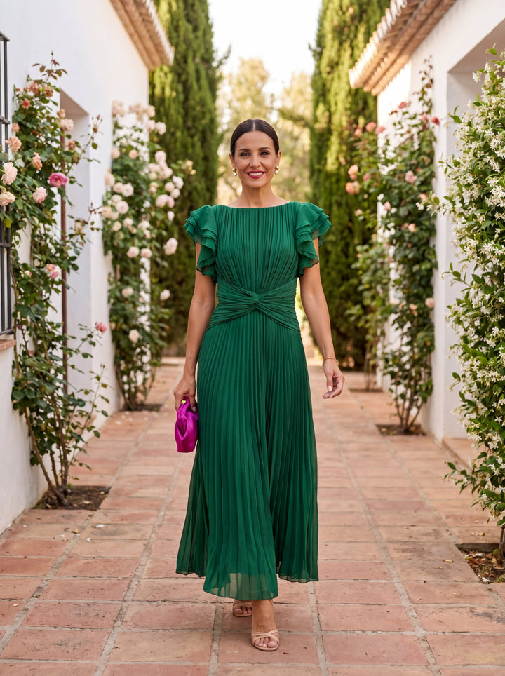 Seraphina | Elegantes Maxikleid mit Drapierter Taille