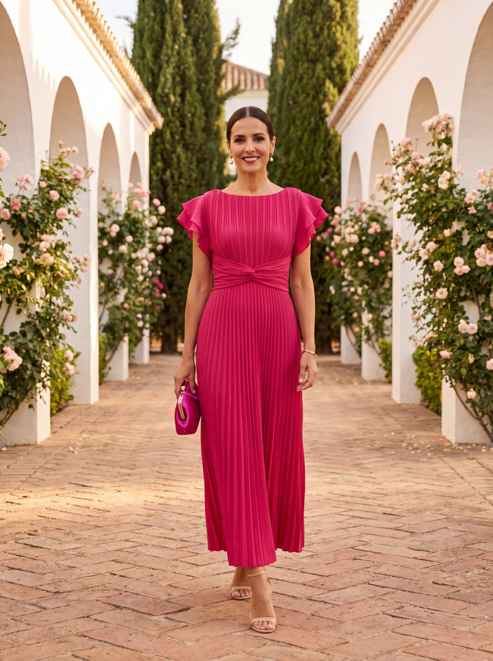 Seraphina | Elegantes Maxikleid mit Drapierter Taille
