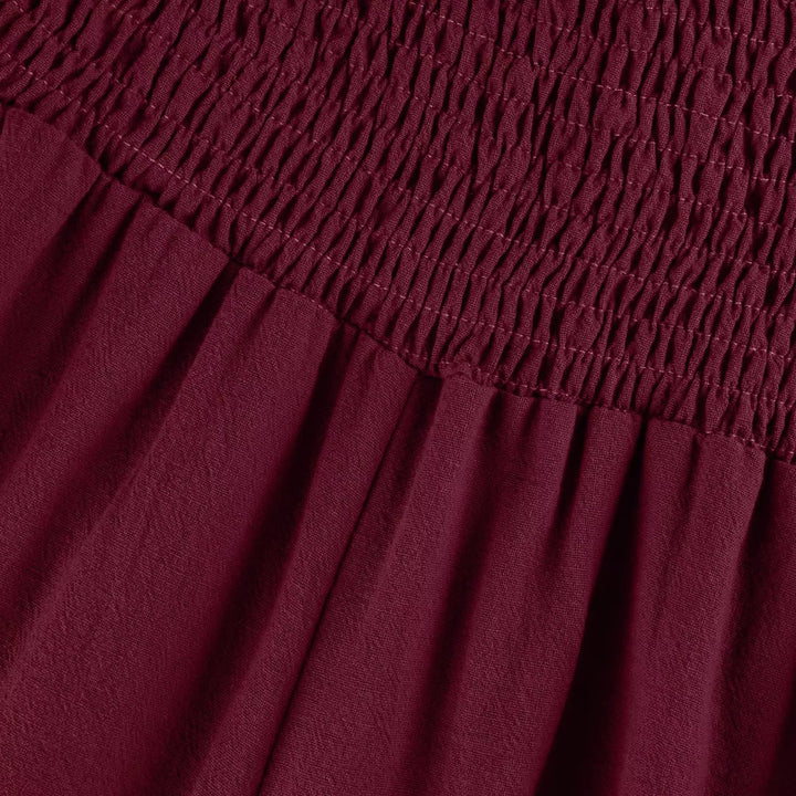Tavina | Relaxed Cotton-Linen Pants