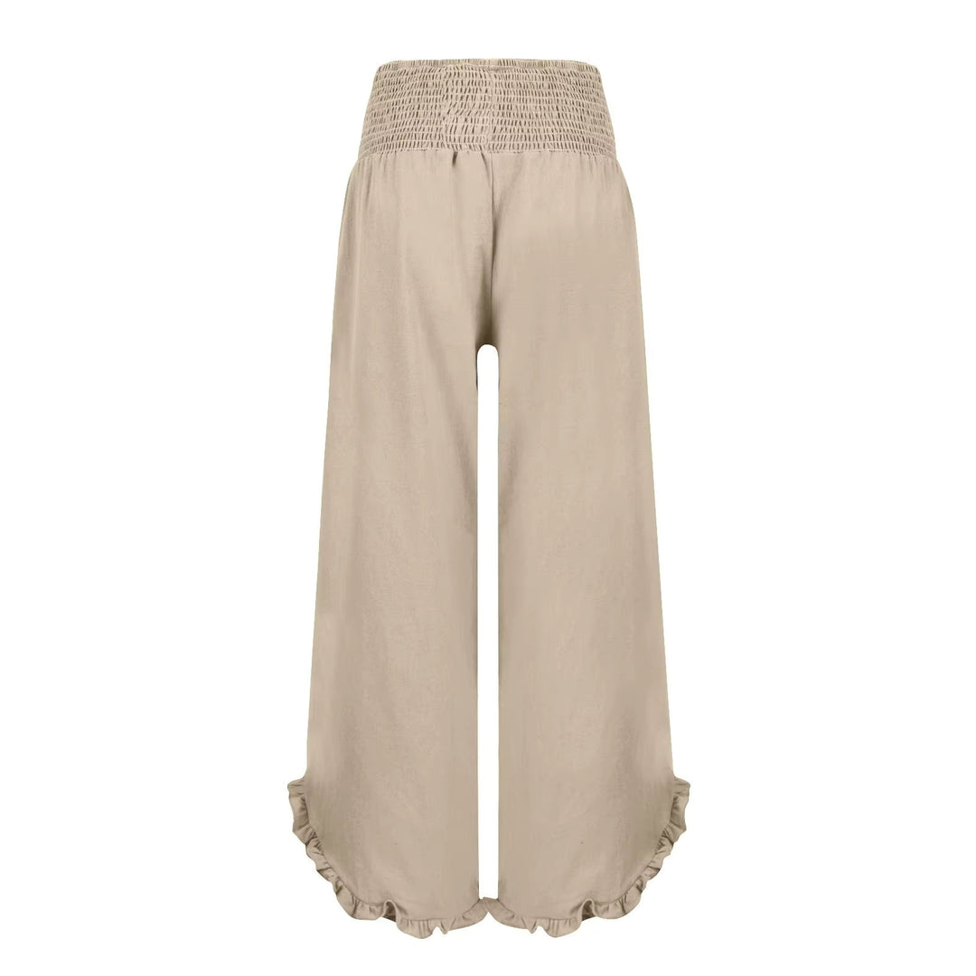 Tavina | Relaxed Cotton-Linen Pants