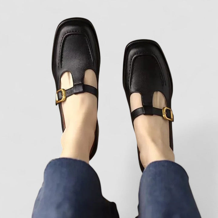 Kyrahnae | T-Strap Mary Jane Shoes with Orthopedic Support