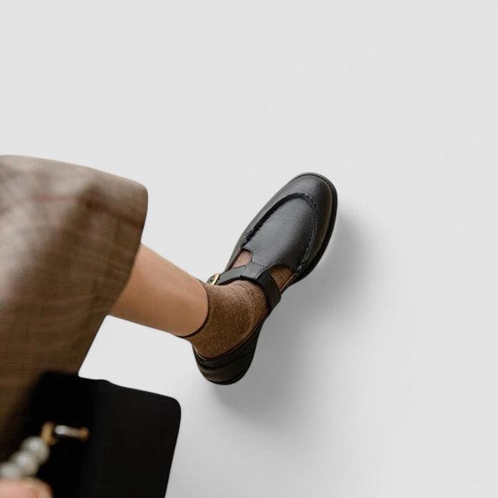 Zhelynne | Square-Toe Mary Jane Shoes with Orthopedic Support