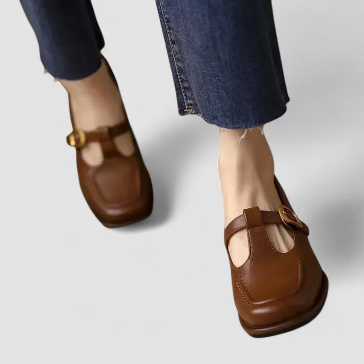 Kyrahnae | T-Strap Mary Jane Shoes with Orthopedic Support