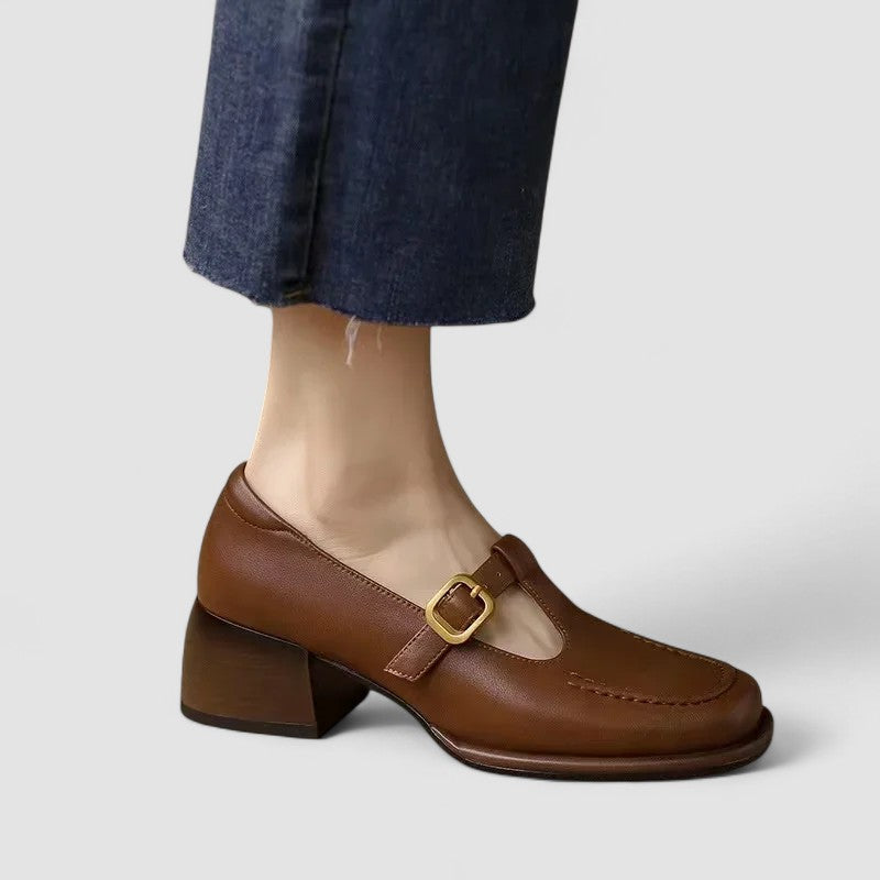 Kyrahnae | T-Strap Mary Jane Shoes with Orthopedic Support