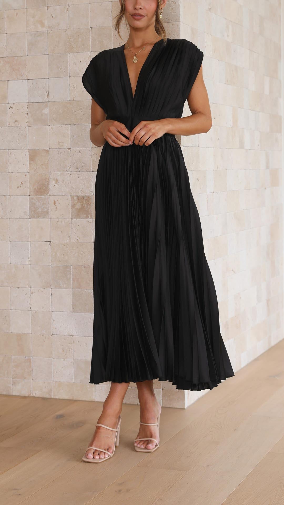 The Spark | Pleated Elegant Dress