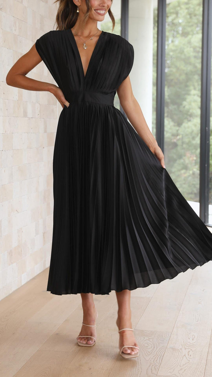 The Spark | Pleated Elegant Dress