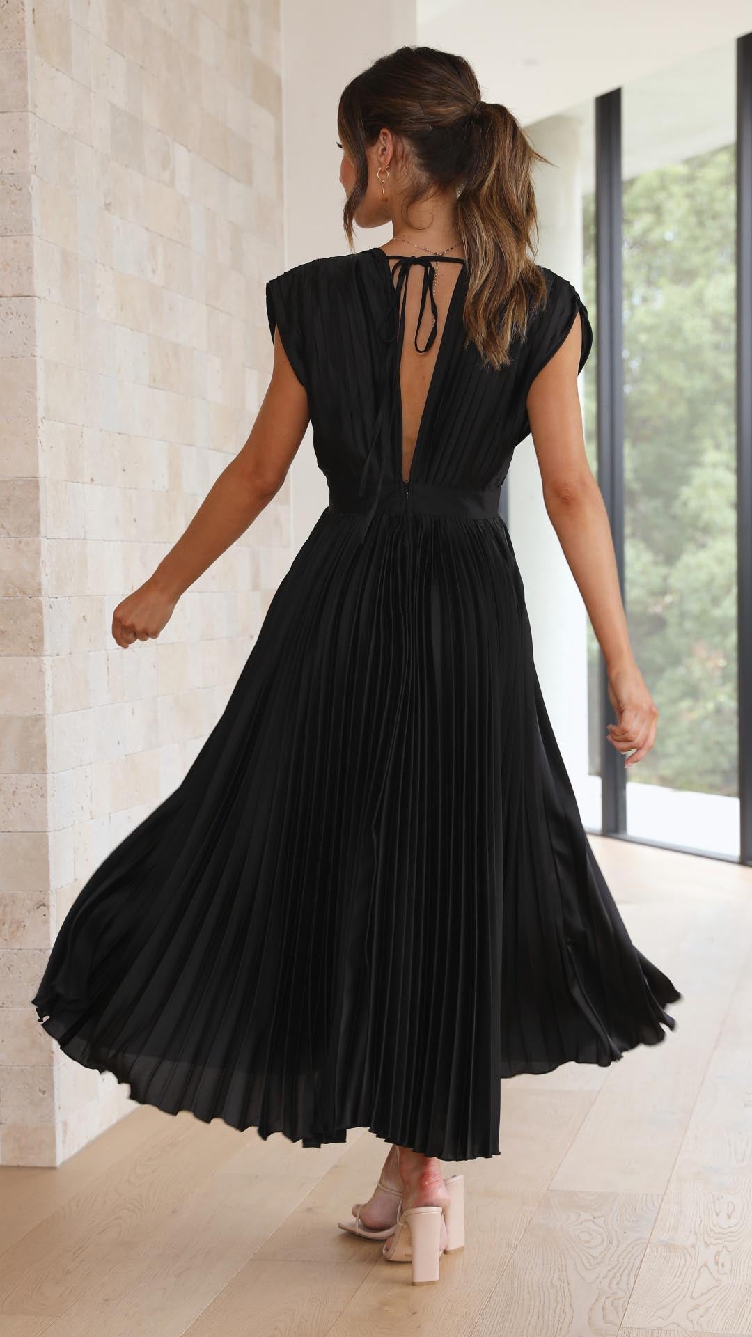 The Spark | Pleated Elegant Dress