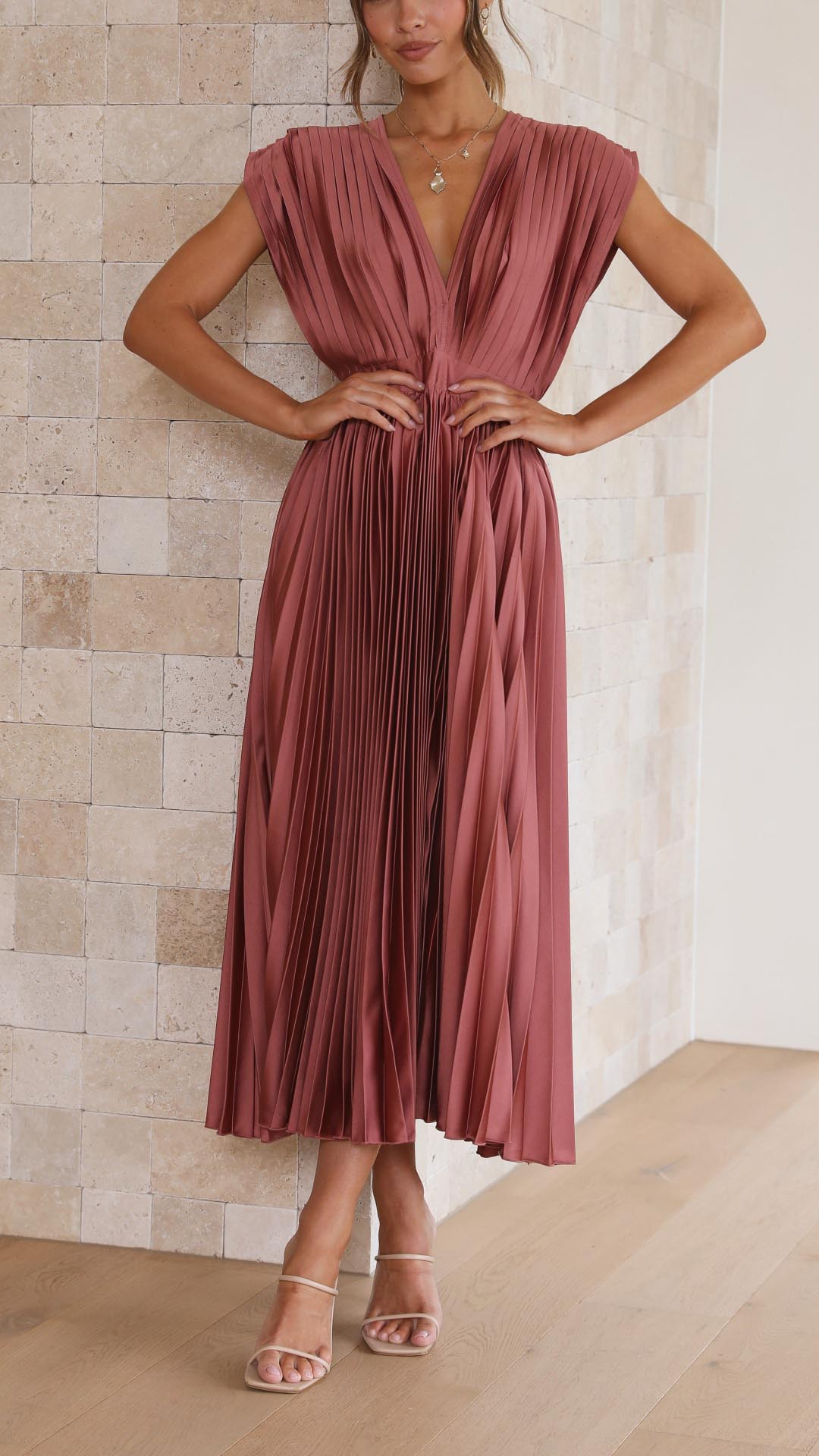The Spark | Pleated Elegant Dress