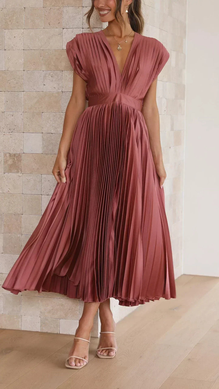 The Spark | Pleated Elegant Dress