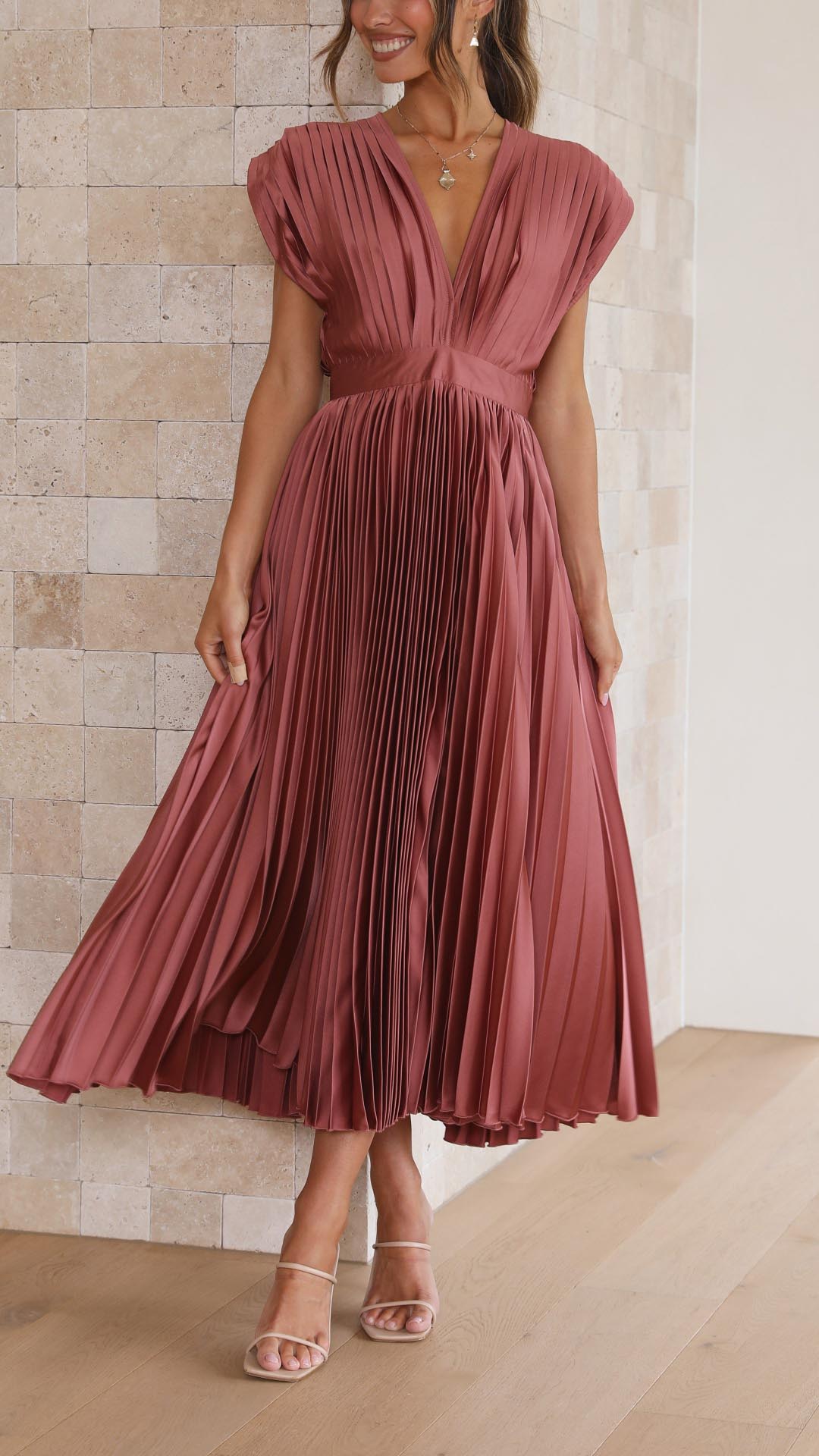 The Spark | Pleated Elegant Dress