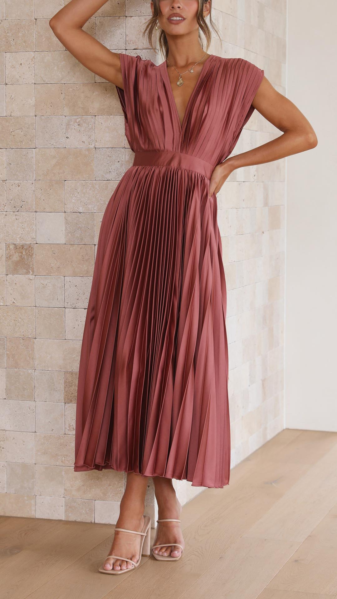 The Spark | Pleated Elegant Dress