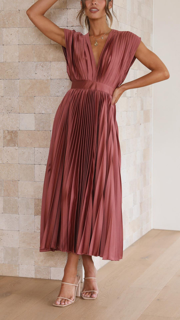 The Spark | Pleated Elegant Dress