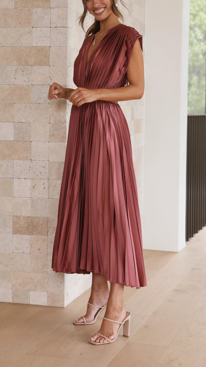 The Spark | Pleated Elegant Dress