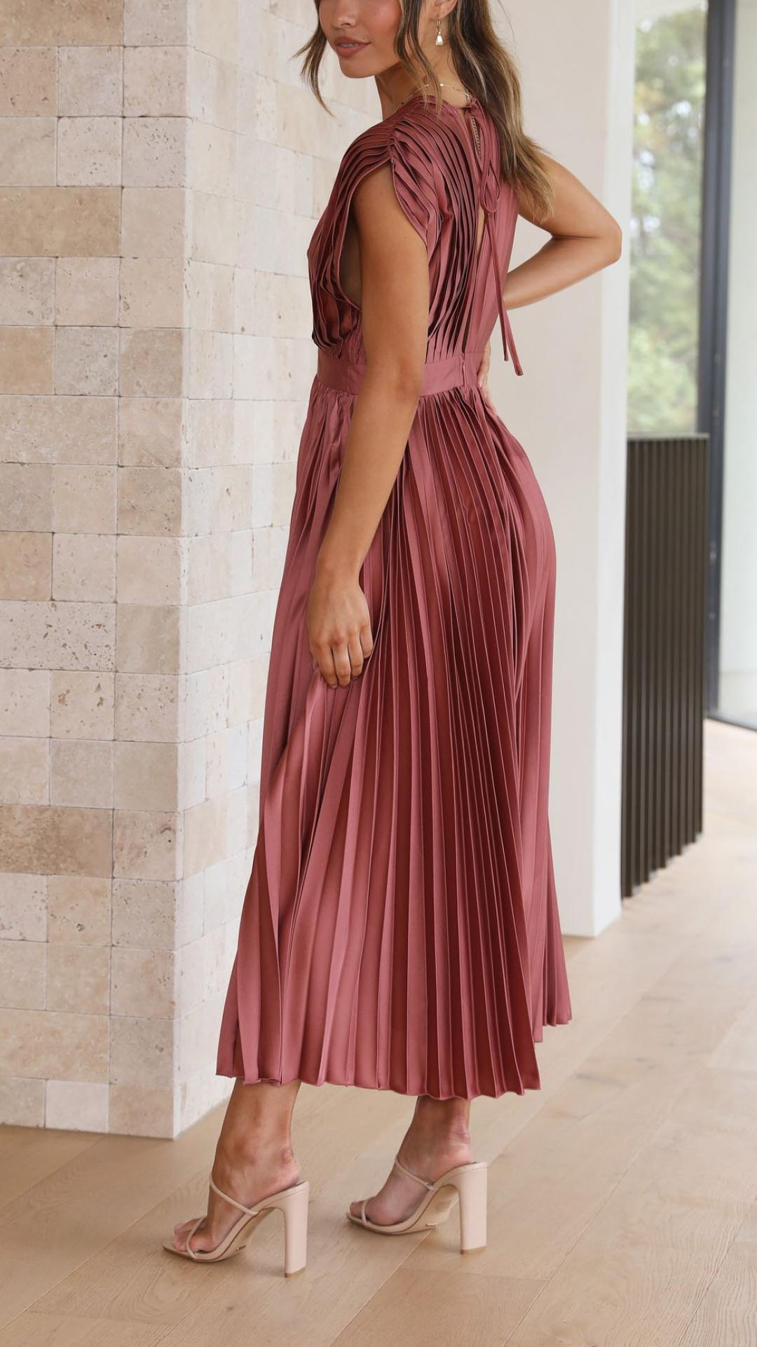 The Spark | Pleated Elegant Dress