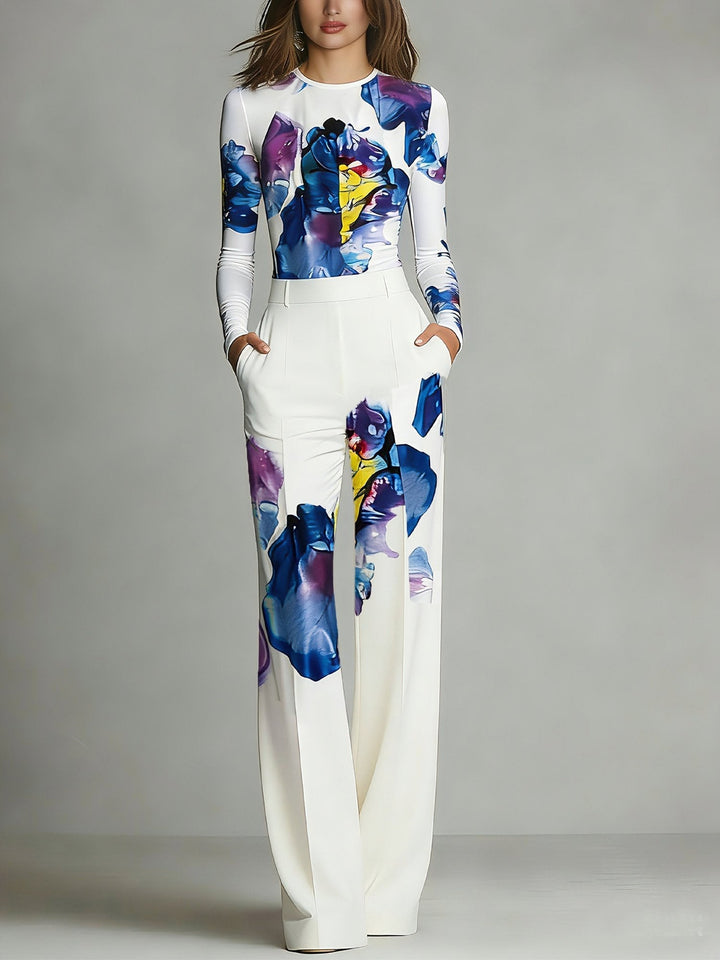 Zywia – set with colorful print