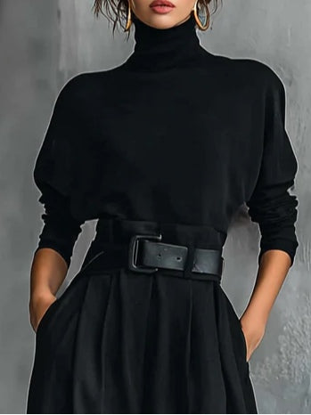 Arielle - elegant set with turtleneck