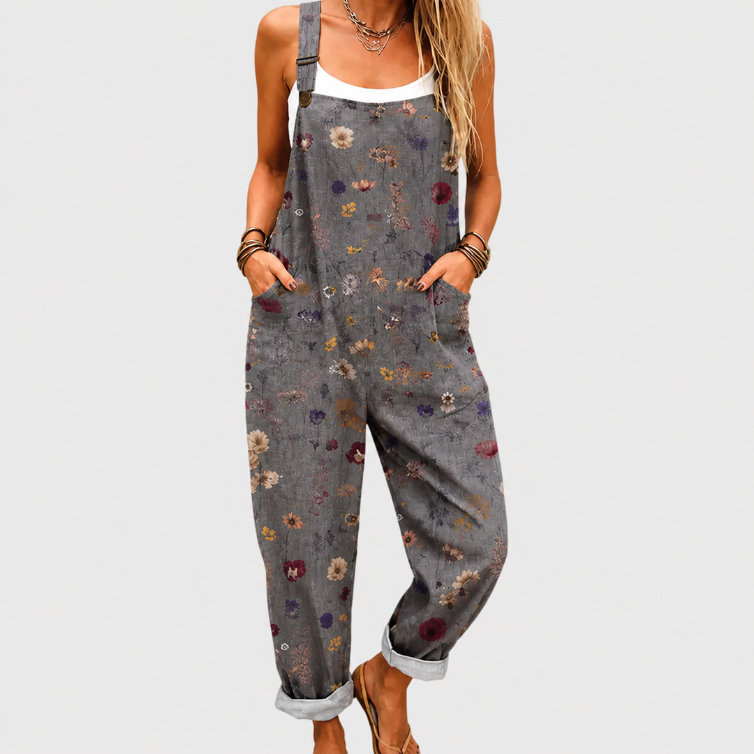 Bequeme Bedruckte Latzhose