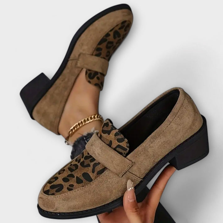 Aurora - Elegant women's shoes in leopard print