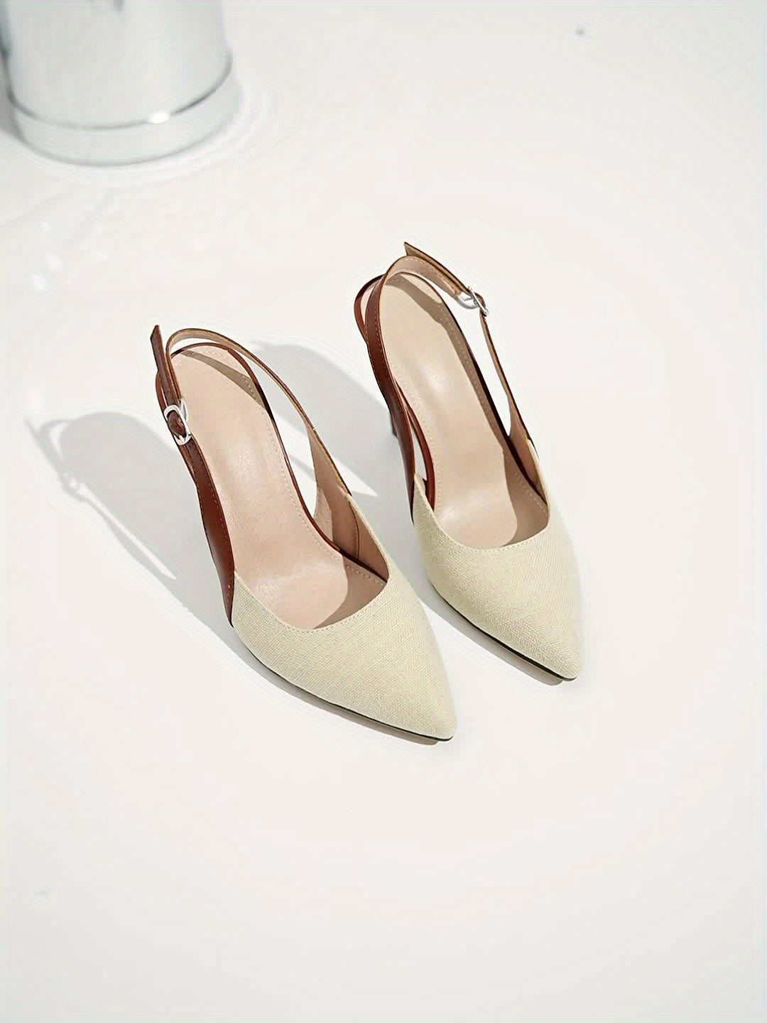 Gemini | Contrast Slingback Heels