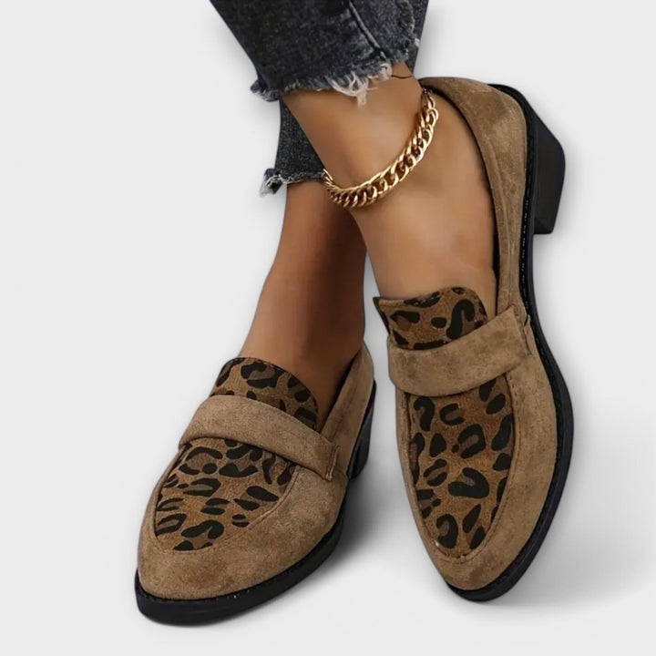 Aurora - Elegant women's shoes in leopard print