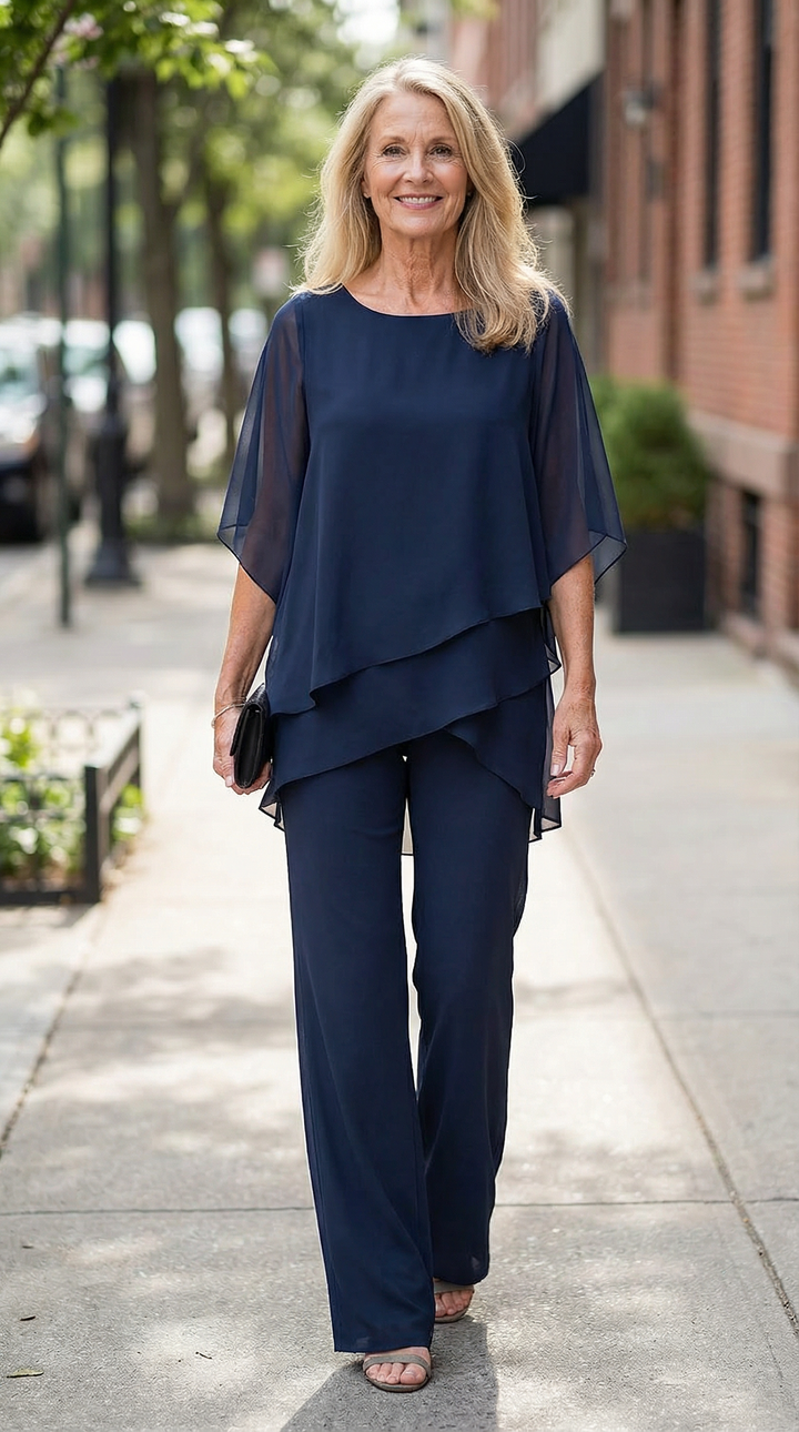 Valerie - Luxurious Soft Drape Two-Piece Set – Effortless Elegance and All-Day Comfort