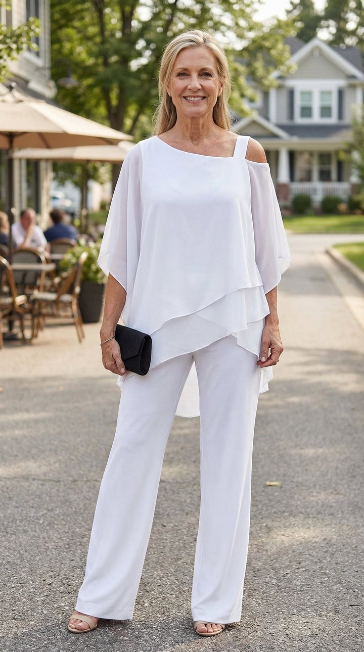 Valerie - Luxurious Soft Drape Two-Piece Set – Effortless Elegance and All-Day Comfort