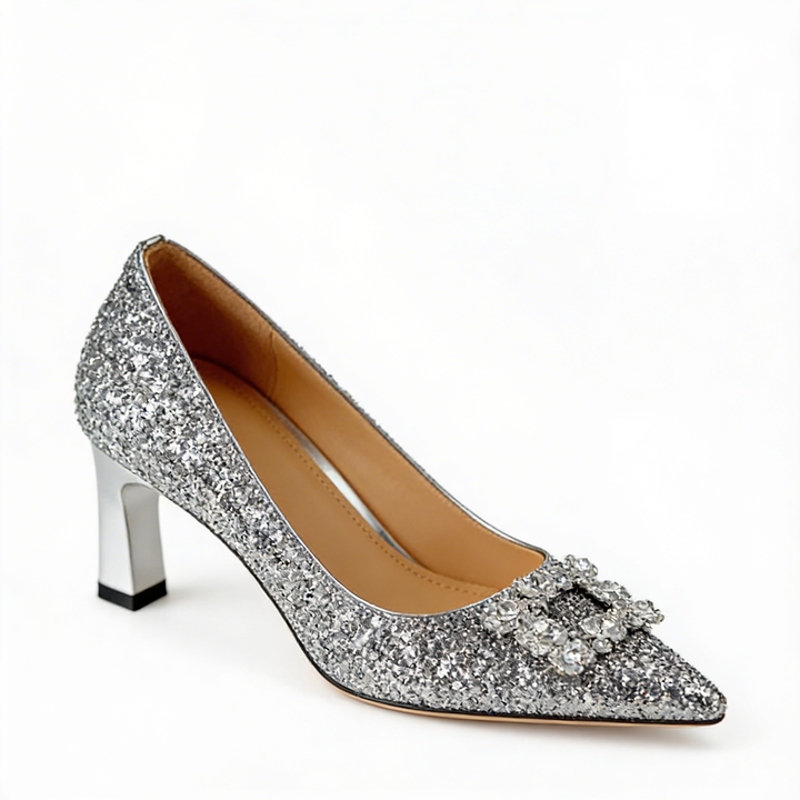 Magdalena | Orthopedic Glitter Heels