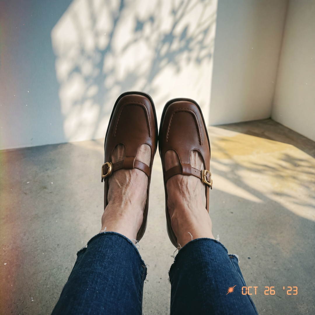 Kyrahnae | T-Strap Mary Jane Shoes with Orthopedic Support