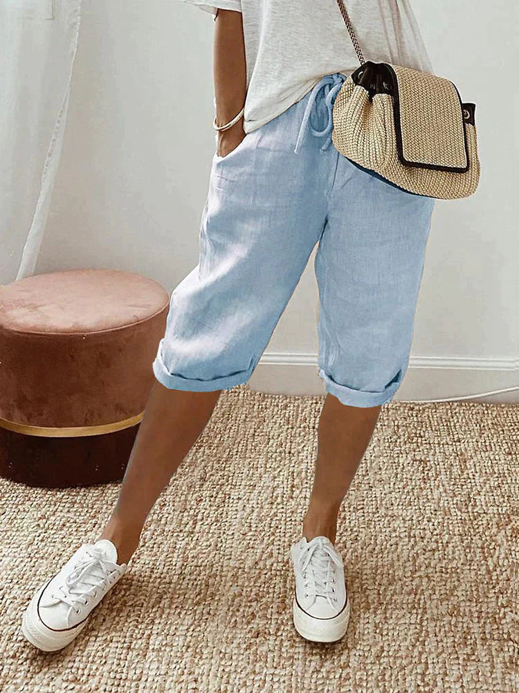 Selma | Cotton Comfort Shorts – Stylish Fit for Effortless Everyday Wear.
