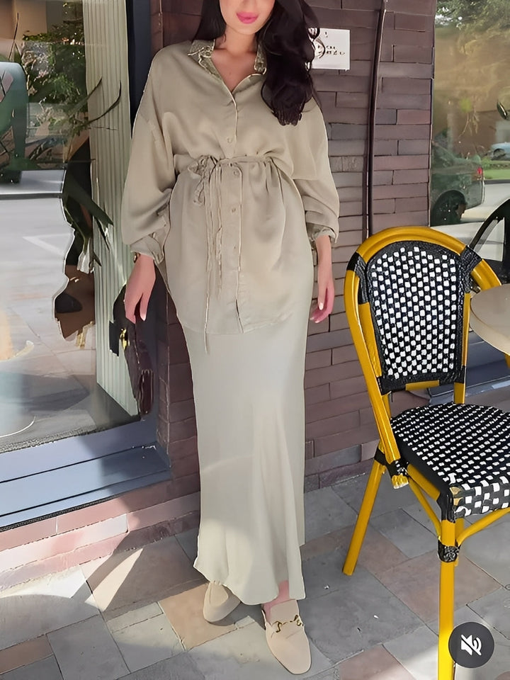 Radomira – set of a knotted blouse