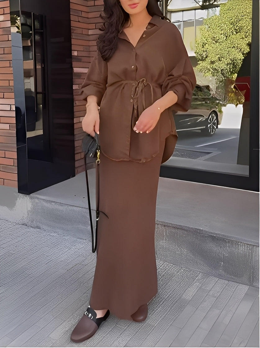 Radomira – set of a knotted blouse